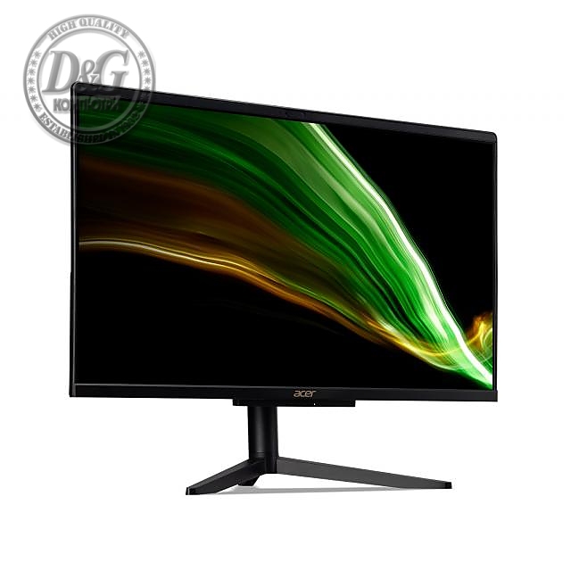 Kомпютър Acer Aspire C22-1600 All-in-One, Intel Celeron N4505, 21.5&quot;, 8GB RAM, 256GB SSD, NO OS