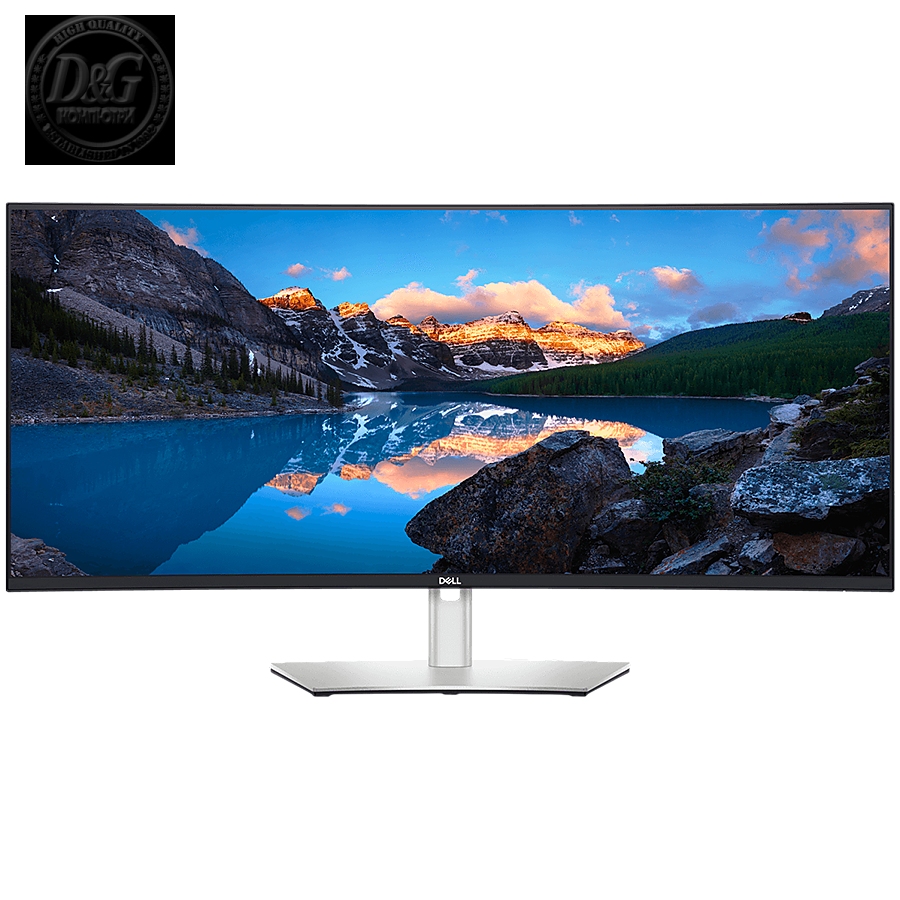 Dell U3824DW Curved Monitor LED, 38", WQHD + (3840x1600), 21:9 60Hz, IPS AG, ComfortView, Anti-glare, 300 cd/m2, 2000:1, 178/178, 5ms/8ms, DP, 2x HDMI, 4x USB-C 3.2,Audio line-out, Height, Swivel, Tilt, 3Y