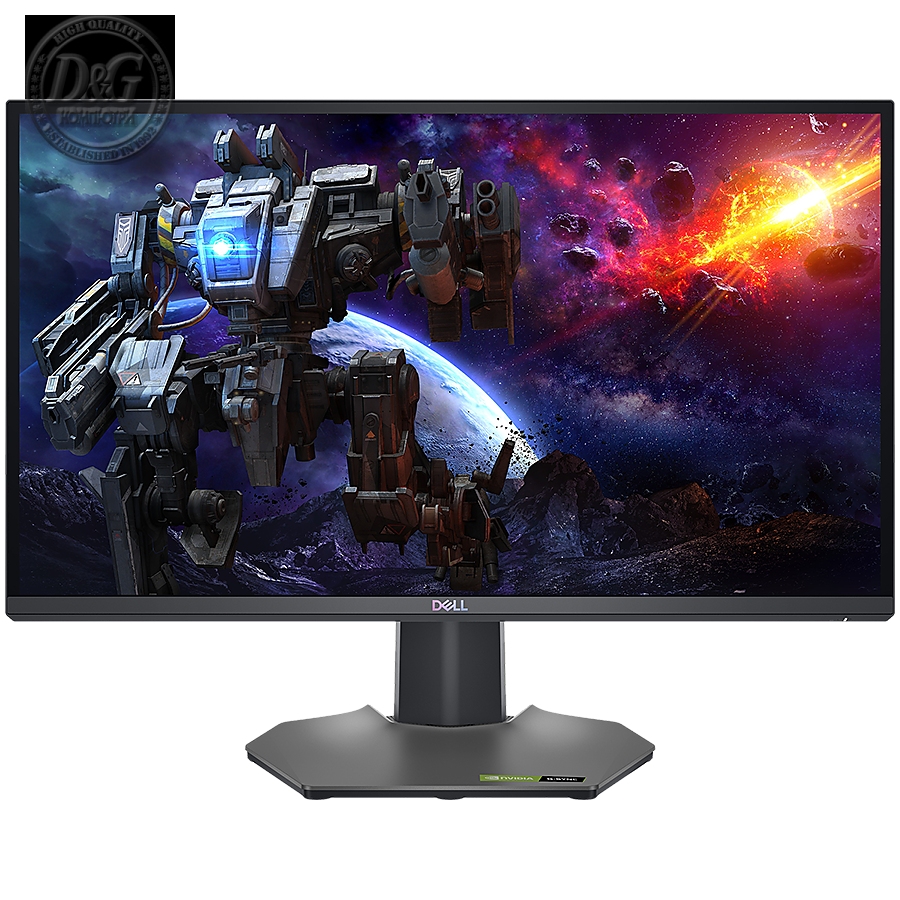 Dell G2524H Gaming Monitor LED, 25", FHD (1920x1080), 16:9 280Hz,  Fast IPS, ComfortView, 400 cd/m2, 1000:1, 178/178, 1ms / 0.5ms, 2x DP, HDMI, 2 x USB-C 3.2, Height, Pivot, Swivel, Tilt, 3Y