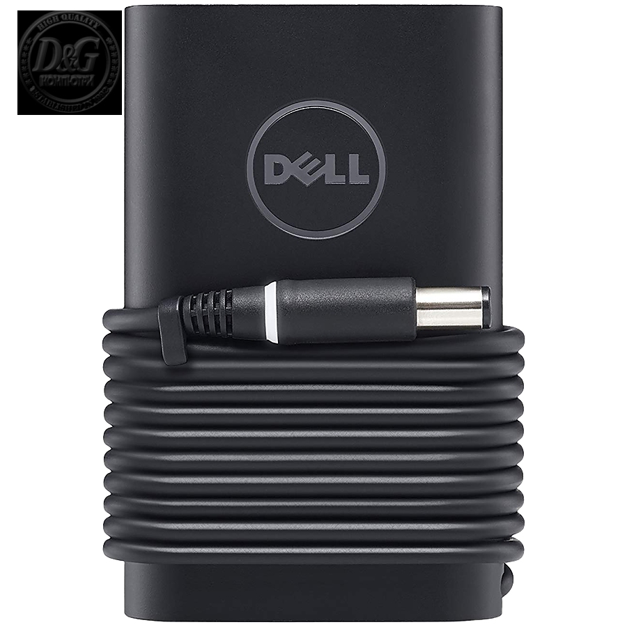 Dell 7.4 mm barrel 65 W AC Adapter with 1 meter Power Cord - Euro