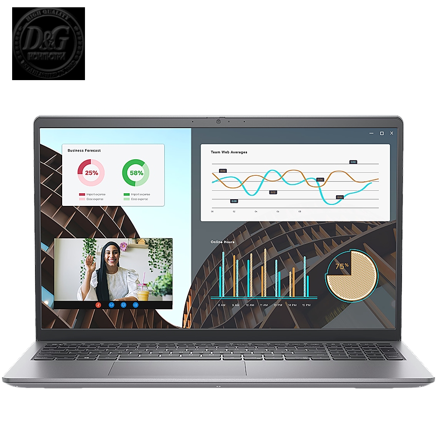 Dell Vostro 3530, Intel Core i7-1355U (10C, 12T, 12MB cache, up to 5.00GHz), 15.6" FHD (1920x1080) 120Hz AG, 8GB (1x8) DDR4 2666MHz, 512GB SSD, NVIDIA GeForce 2GB GDDR6, WiFi, BT, BG Backlit KBD, Ubuntu, 4Y Basic Onsite