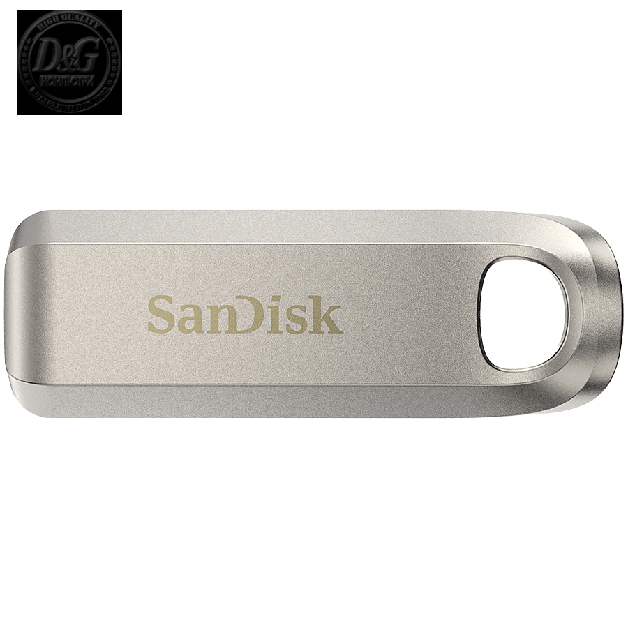 SanDisk Ultra Luxe USB Type-C  Flash Drive 256GB USB 3.2 Gen 1 Performance with a Premium Metal Design, EAN: 619659203511