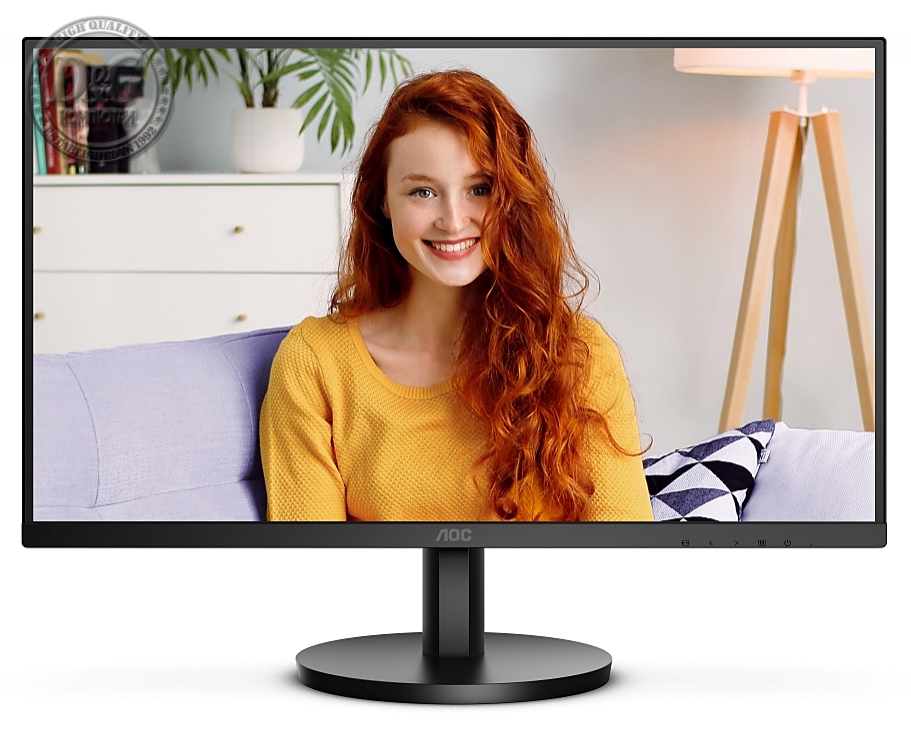 AOC 27B3HMA2, 27" VA WLED, 1920x1080@100Hz, 4ms GtG, 1ms MPRT, 250cd m/2, 3000:1, 20M:1 DCR, Adaptive Sync, FlickerFree, Low Blue Mode, 2Wx2, Tilt, D-SUB, HDMI