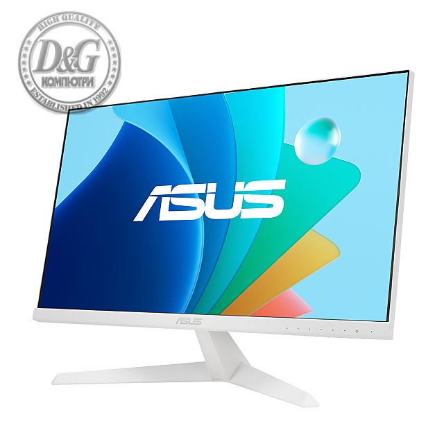 Монитор ASUS VY249HF-W, 23.8&quot; IPS FHD(1920x1080), 100Hz, 1ms, Adaptive Sync, Rest Reminder, Blue Light Filter, Flicker Free, Antibacterial Treatment