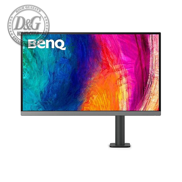 Монитор BenQ PD2706UA, 27 inch, W-LED, IPS, 3840x2160, 60Hz, HDMI, DP, USB-C PD