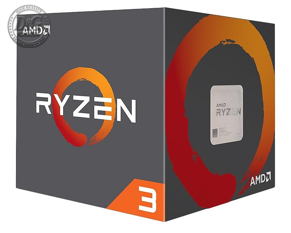 Процесор AMD Ryzen 3 4300G, 4 Cores, 8 Threads, 3.8GHz, 6MB Cache, 65W, BOX