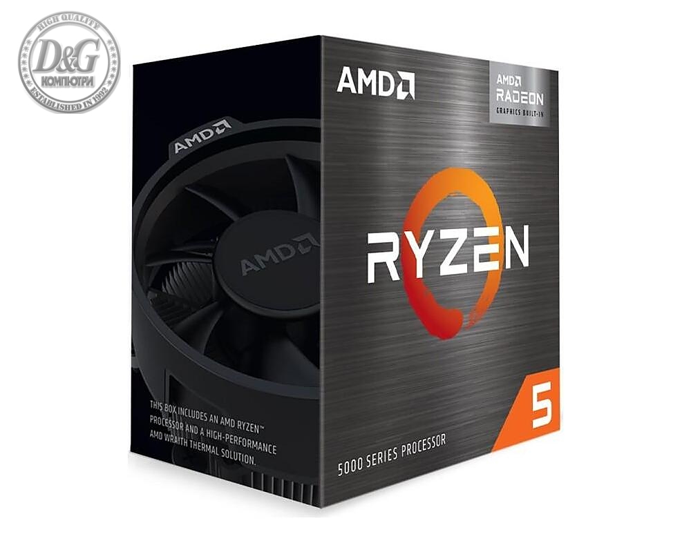 Процесор AMD Ryzen 5 5500GT, 6-Core, 3.6GHz(Up to 4.4GHz), 65W, AM4