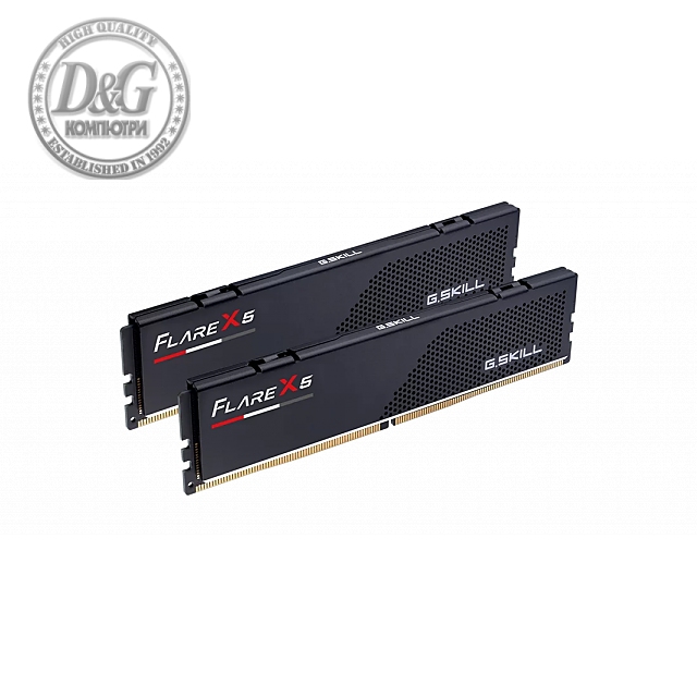 Памет G.SKILL Flare X5 Black 32GB(2x16GB) DDR5 6000MHz CL30 F5-6000J3038F16GX2-FX5 1.35V, AMD EXPO