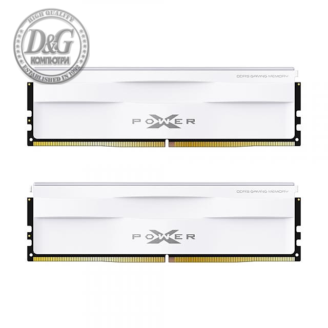 Памет Silicon Power XPOWER Zenith White 32GB(2x16GB) DDR5 6000MHz CL30 SP032GXLWU60AFDG