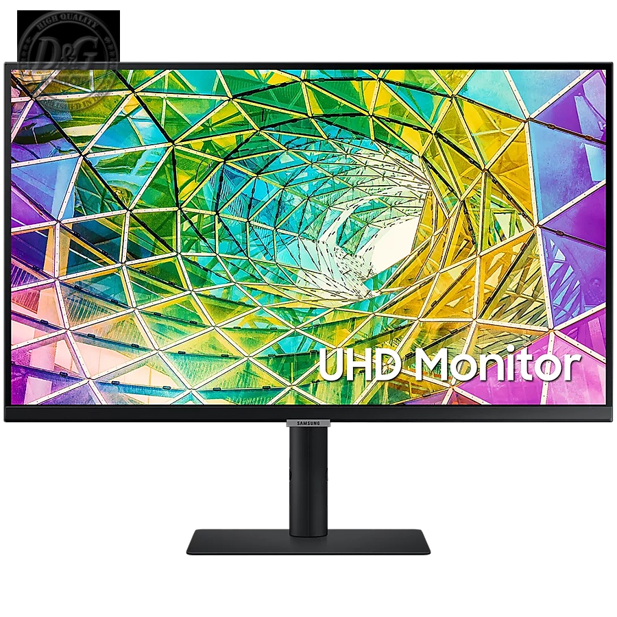 Monitor LED Samsung LS27A800NMPXEN / 27" / IPS / UHD 3840x2160@60Hz / 300 cd/m2 / 1000:1 / 5ms / 99%sRGB / Flicker Free / 1xDP / 1xHDMI / Audio Jack / 1xUSB2.0 / 3xUSB3.0 / Tilt / Rotate / Swivel / Height Adj / Black / 2Y