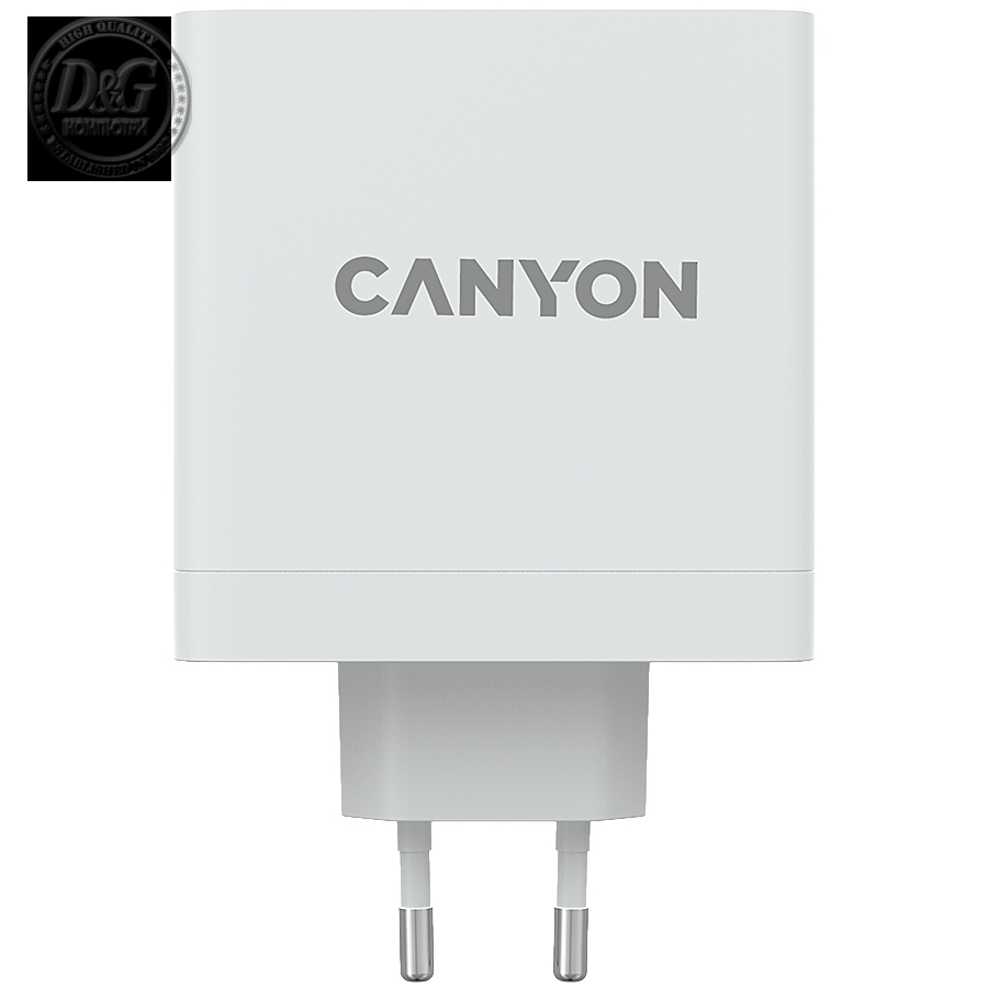 CANYON H-140-01, Wall charger with 1USB-A, 2 USB-C. Input:100-240V~50/60Hz, 2.0A Max. USB-A Output: 5V /9V /12V/20V /28V Max Output Current:5.0A max