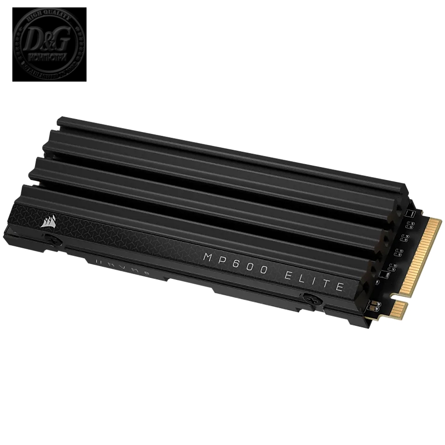 Corsair MP600 ELITE 2TB Gen4 PCIe x4 NVMe M.2 SSD with heatsink (ДЌ/z: 7000/6500MB/s)