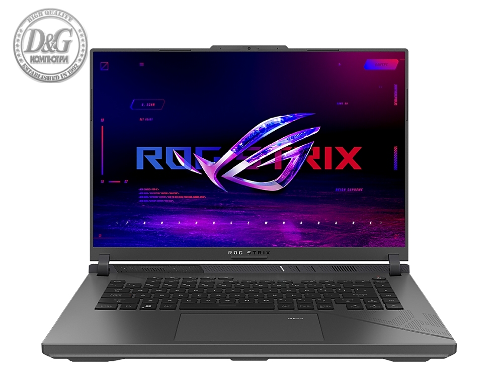 Asus Strix G16 G614JIR-N4084 ,Intel  i9 14900HX 2.2 GHz (36MB Cache, up to 5.8 GHz, 24 cores, 32 Threads) ,16"QHD+ 16:10 (2560 x 1600) 240 Hz,16GB DDR5 ,1TB , RTX 4070  8GB GDDR6,Wi-Fi 6(802.11ax) ,Backlit Chiclet Keyboard 1-Zone RGB,NO OS,Eclipse Gray