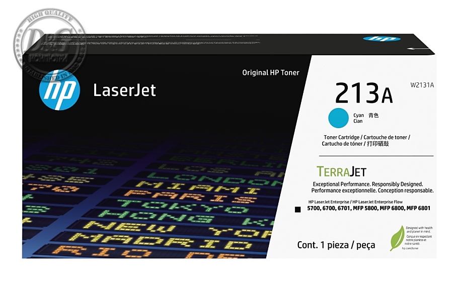 HP 213A Cyan Original LaserJet Toner Cartridge