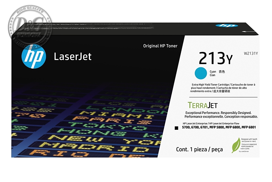 HP 213Y Cyan Original LaserJet Toner Cartridge