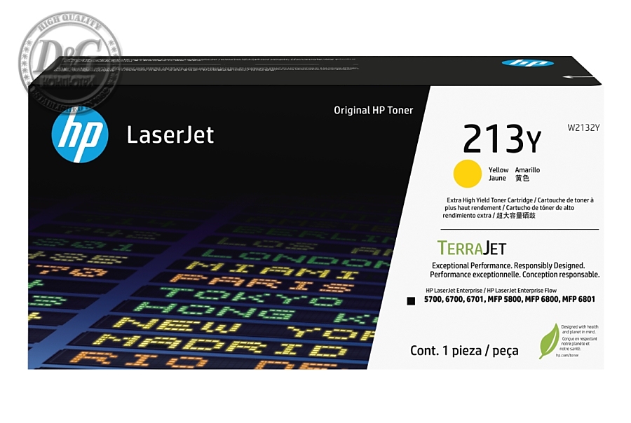 HP 213Y Yellow Original LaserJet Toner Cartridge