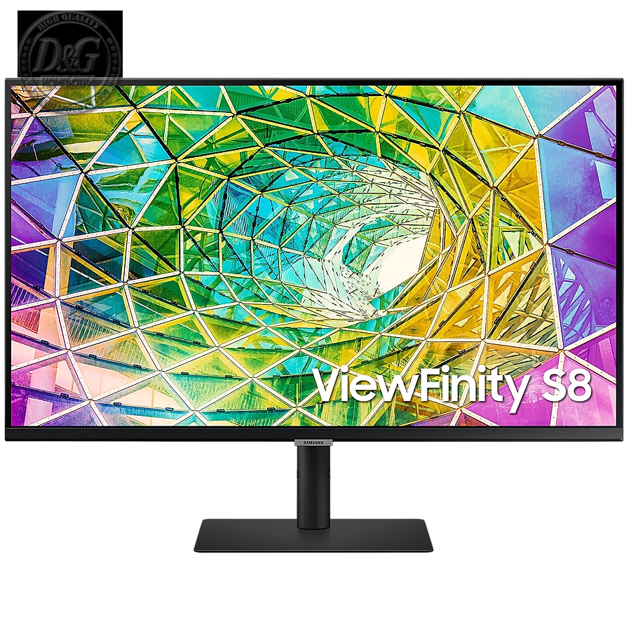 Monitor LED Samsung LS32A800NMPXEN HRM S80A, 32" UHD FLAT 16:9 (3840x2160) VA 60Hz, 300 cd/гЋЎ, 1000:1, HDR10, 5ms, 178/178, 1xDP 1xHDMI, 3xUSB 3.0 1xUSB 2.0, 3.5 Jack, Tilt/Pivot/Swivel/HeightAdj (120mm), VESA 100x100, 3Y