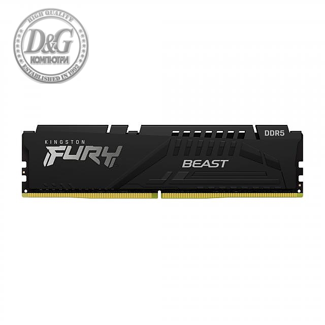 Памет Kingston FURY Beast Black 32GB DDR5 6000MHz CL36 KF560C36BBE-32 AMD EXPO