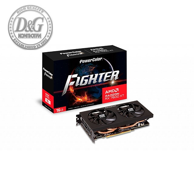 ’идµо к°р‚° POWERCOLOR AMD RADEON RX 7600 XT Fighter 16GB GDDR6