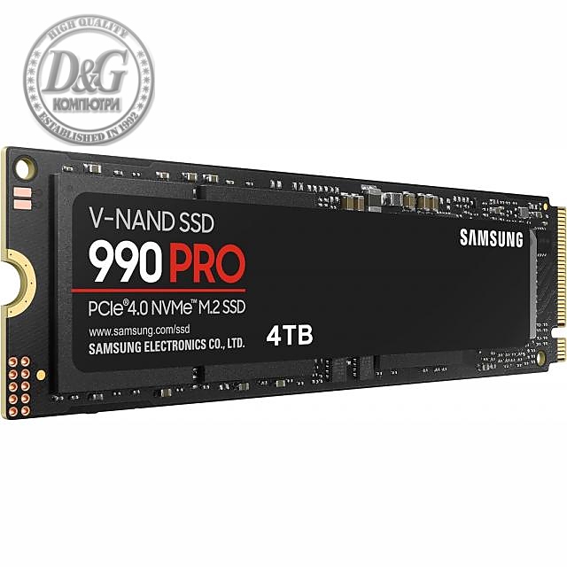 SSD SAMSUNG 990 PRO, 4TB, M.2 Type 2280, MZ-V9P4T0BW