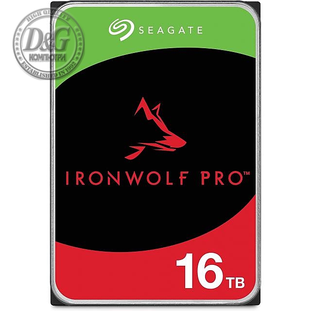 Хард диск SEAGATE IronWolf ST16000NT001, 16TB, 256MB Cache, SATA 6.0Gb/s