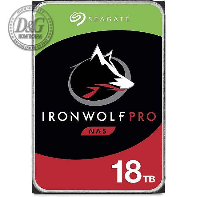 Хард диск SEAGATE IronWolf ST18000NE000, 18TB, 256MB Cache, SATA 6.0Gb/s