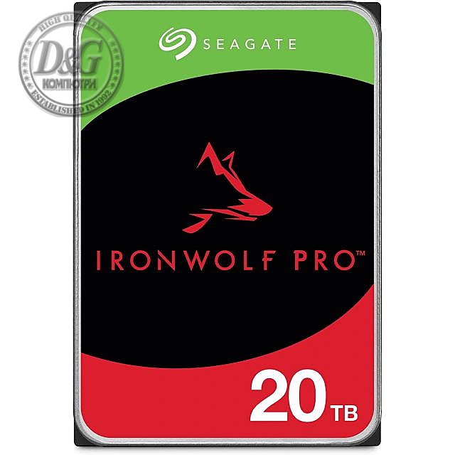 Хард диск SEAGATE IronWolf ST20000NT001, 20TB, 256MB Cache, SATA 6.0Gb/s