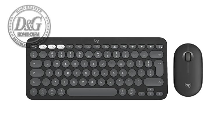 Logitech Pebble 2 Combo for Mac - TONAL GRAPHITE - US INT'L - BT - N/A - INTNL-973 - MAC