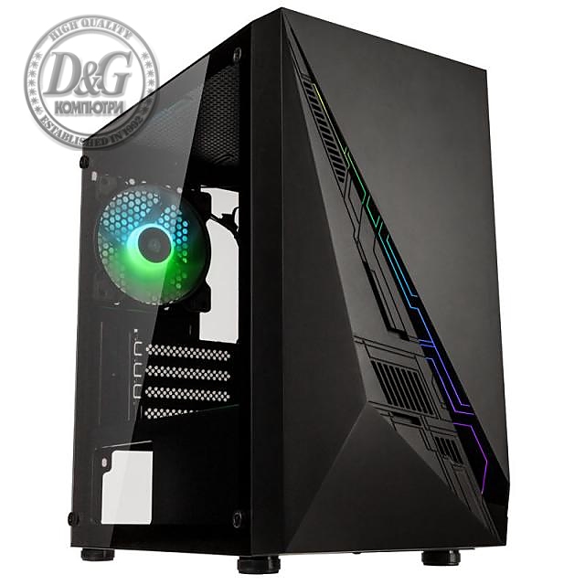 Кутия за компютър Kolink Inspire K2 Plus A-RGB TG Micro-ATX