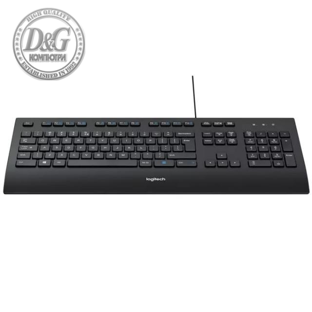 Клавиатура Logitech K280e, USB, Черна