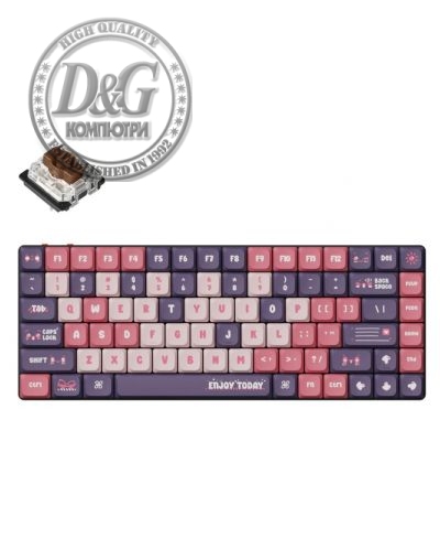 Геймърска механична клавиатура Keychron K3 Pro Black SE QMK/VIA Gateron Low Profile Brown Switch, White Backlight