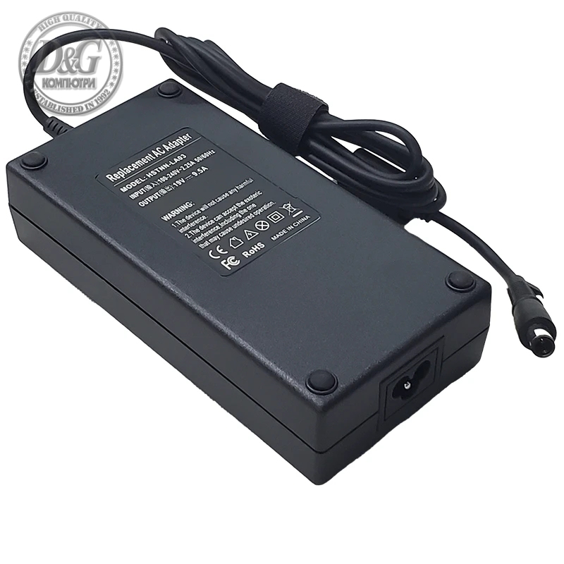 Makki зарядно за лаптоп заместител Laptop Adapter HP - 19V 9.5A 180W 7.4x5.0mm - MAKKI-NA-H-81