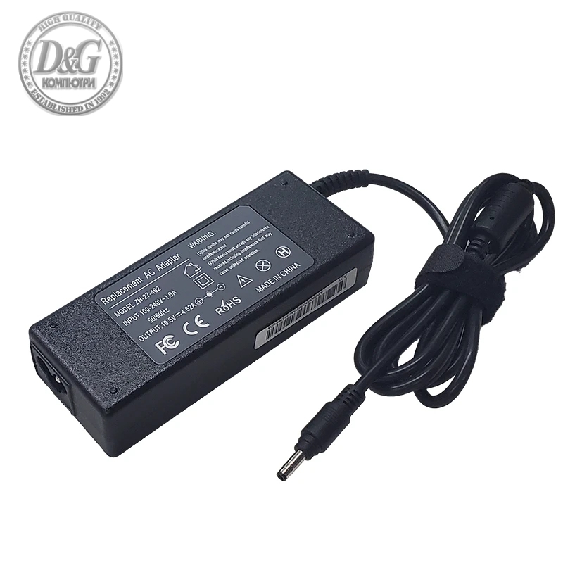 Makki зарядно за лаптоп заместител Laptop Adapter DELL - 19.5V 4.62A 90W 4.8x1.7mm Bullet - MAKKI-NA-DL-75