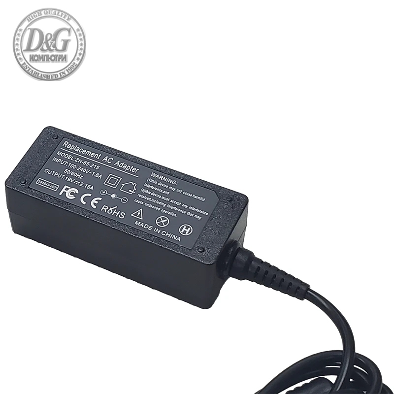 Makki зарядно за лаптоп заместител Laptop Adapter ACER - 19V 2.15A 40W 5.5x1.7mm - MAKKI-NA-AC-72