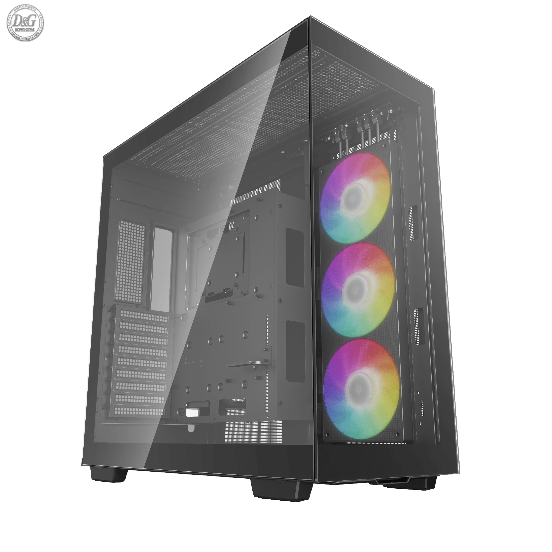 DeepCool кутия Case E-ATX - CH780 - Dual-Chamber