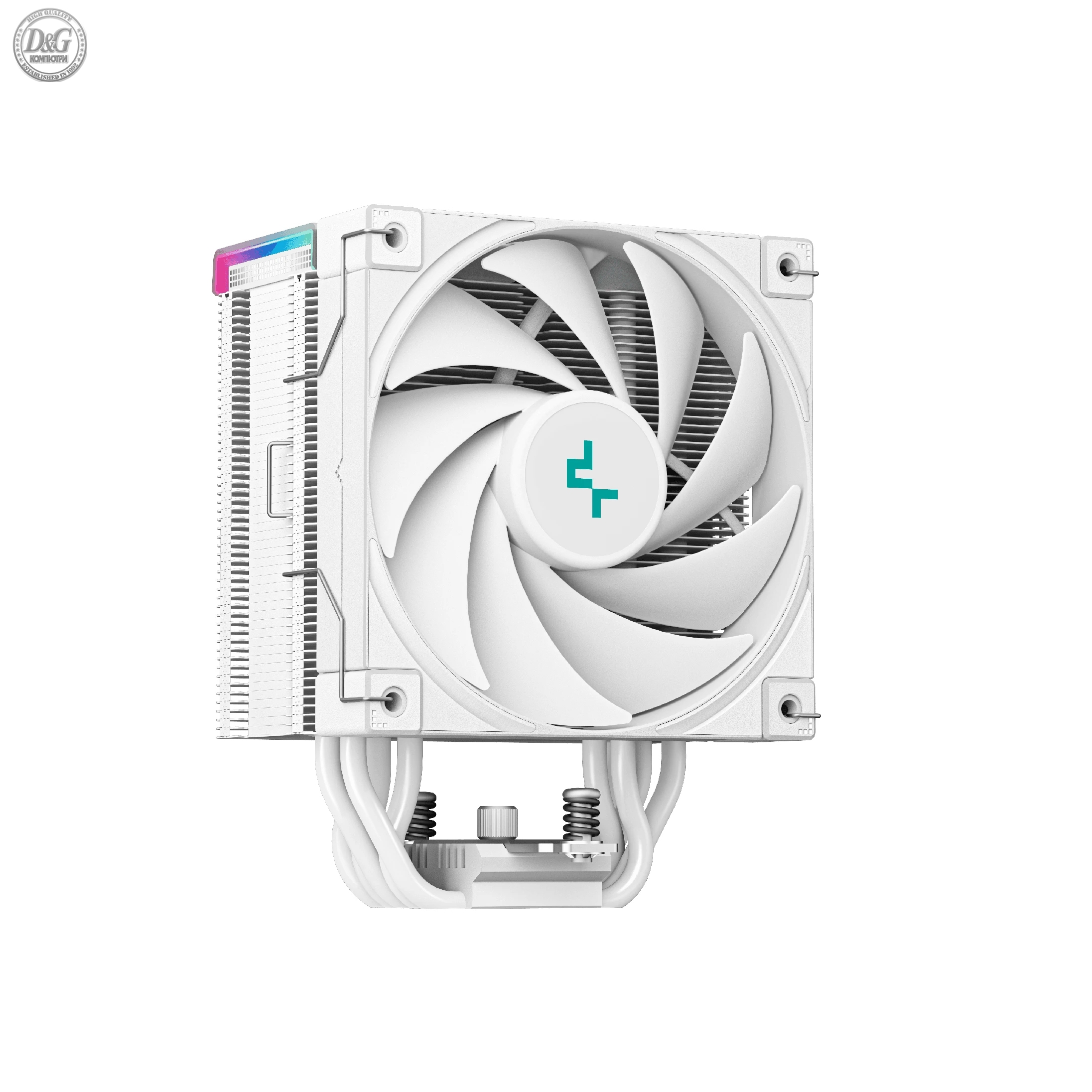 DeepCool охладител за процесор CPU Cooler - AK500S Digital White