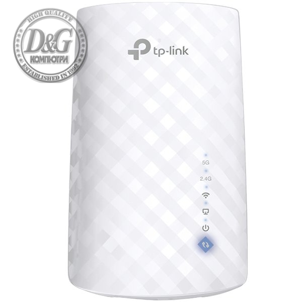 TP-Link RE190 AC750 Wi-Fi Range Extender, Wall Plugged, 433Mbps at 5GHz + 300Mbps at 2.4GHz, 802.11ac/a/b/g/n, WPS and Reset button, 3 internal antennas , intelligent Signal light, OneMesh