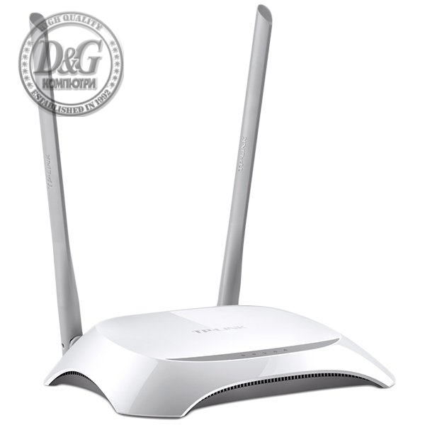 Router TP-Link TL-WR840N, 2,4GHz Wireless N 300Mbps, 4 x 10/100Mbps LAN Ports, 1 x 10/100Mbps WAN Port, Fixed Omni Directional Antenna 2 x 5dBi