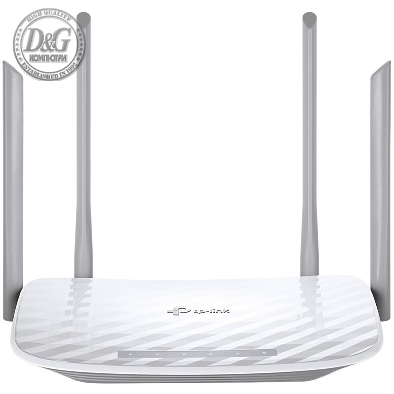 AC1200 Dual-Band Wi-Fi RouterSPEED: 300 Mbps at 2.4 GHz + 867 Mbps at 5 GHzSPEC: 4Г— Antennas, 1Г— 10/100M WAN Port + 4Г— 10/100M LAN Ports FEATURE: Tether App, WPA3, Access Point Mode, IPv6 Supported,В  IPTV, Facebook Wi-Fi