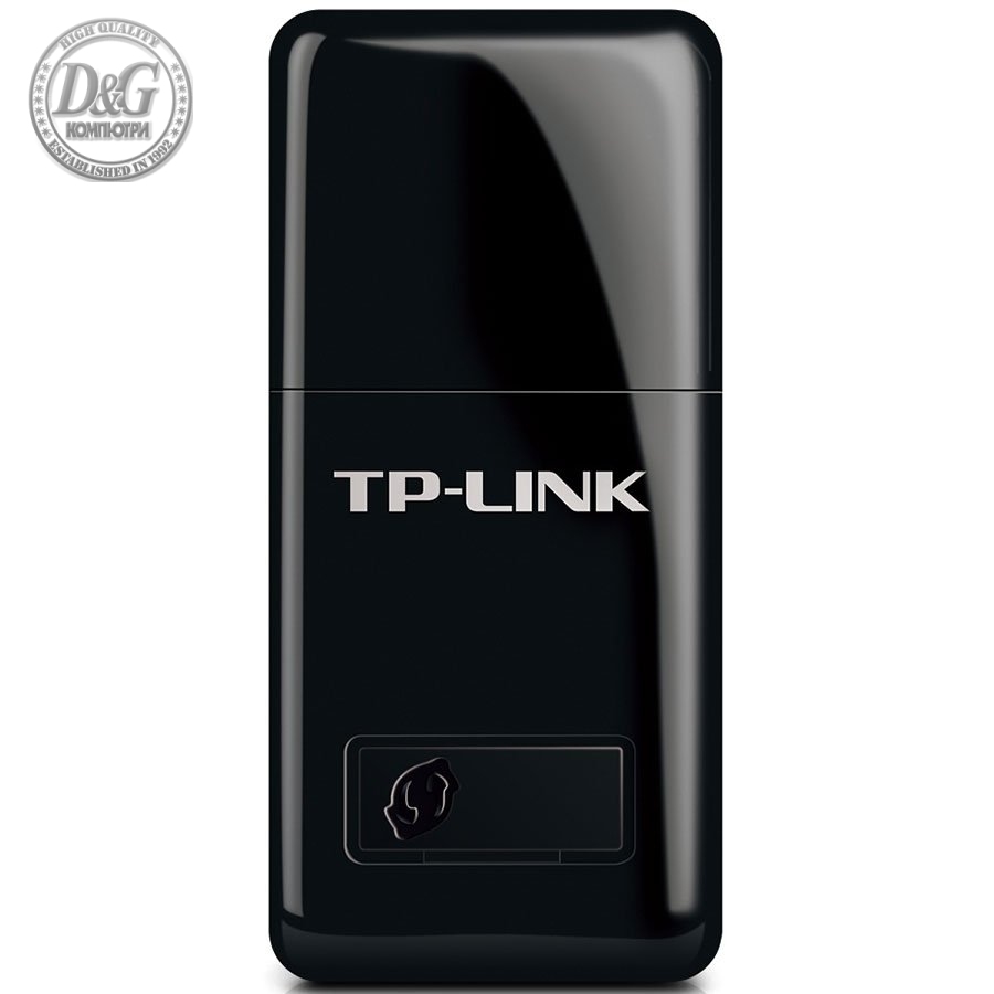 NIC TP-Link TL-WN823N, USB 2.0 Mini Adapter, 2,4GHz Wireless N 300Mbps, Internal Antenna, Support Soft AP, Dimension 39 x 18.35 x 7.87mm