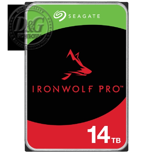 SEAGATE HDD Ironwolf pro NAS (3.5''/14TB/SATA/rmp 7200)