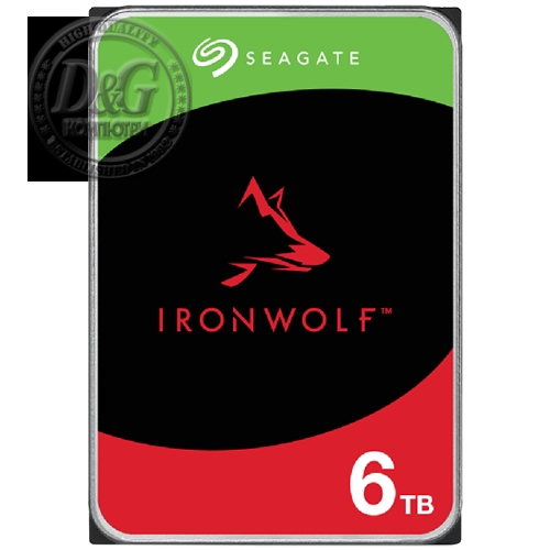 SEAGATE HDD IronWolf NAS (3.5''/6TB/SATA 6Gb/s/rpm 5400)