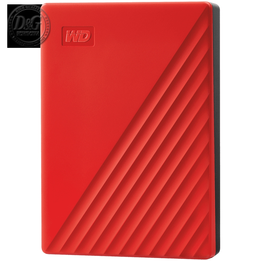 HDD External WD My Passport (4TB, USB 3.2) Red