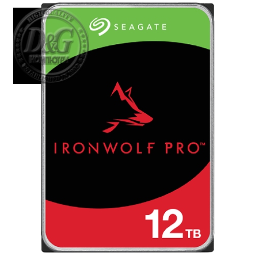 SEAGATE HDD Ironwolf pro NAS (3.5''/12TB/SATA/rmp 7200)