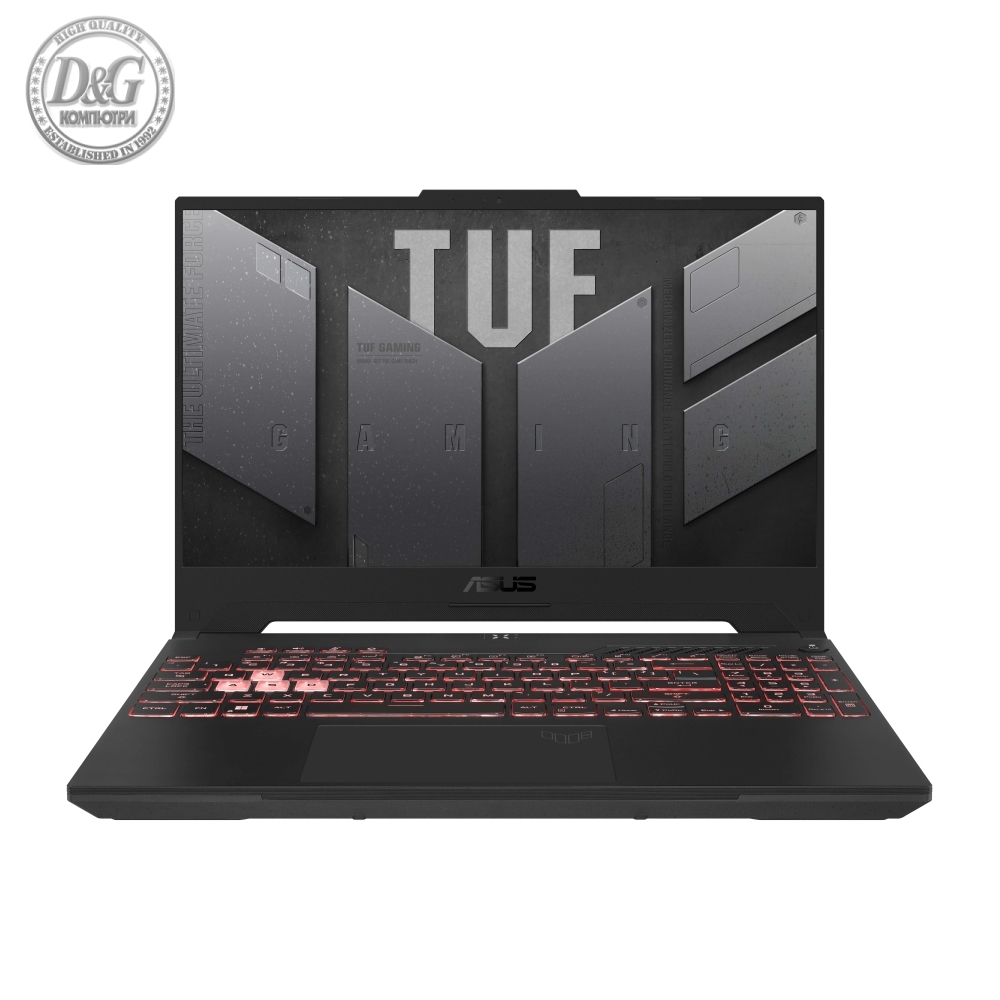 Asus TUF A15 FA507UV-LP014, AMD Ryzen 9 8940HS,15.6" FHD AG (1920x1080)144Hz, 16GB DDR5, 512 GB PCIe 4. RTX 4060 8GB GDDR6, Wi-Fi 6(802.11ax), Backlit Chiclet Keyboard 1-Zone RGB, No OS, Mecha Gray