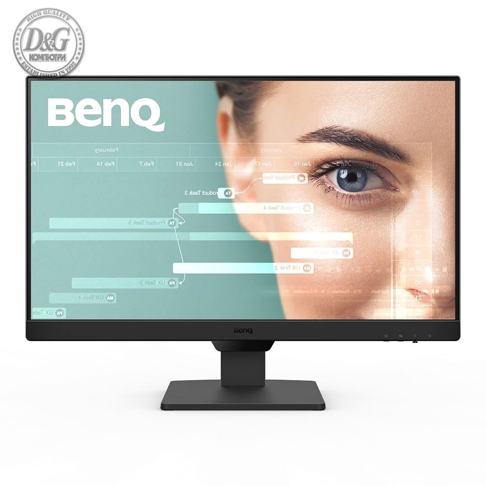 BenQ GW2490, 23.8" IPS, GtG 5ms, 1920x1080 FHD, 100Hz, 99% sRGB, Eye Care Reminder, Flicker-free, LBL+, B.I. Gen 2, 1300:1, 20M:1 DCR, 8 bit, 250cd/m2, 2xHDMI, DP, Sp.2x2W, Headphone jack, Line In, Tilt, Vesa, ES 8.0, TCO 9.0, TUV, Ultra Slim Bezel,Black