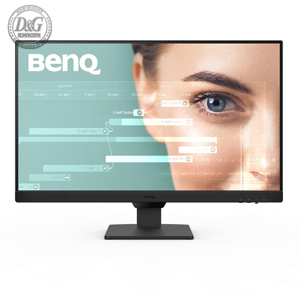 BenQ GW2790, 27" IPS, GtG 5ms, 1920x1080 FHD, 100Hz, 99% sRGB, Eye Care Reminder, Flicker-free, LBL+, B.I. Gen 2, 1300:1, 20M:1 DCR, 8 bit, 250cd/m2, 2xHDMI, DP, Sp.2x2W, Headphone jack, Line In, Tilt, Vesa, ES 8.0, TCO 9.0, TUV, Ultra Slim Bezel, Black