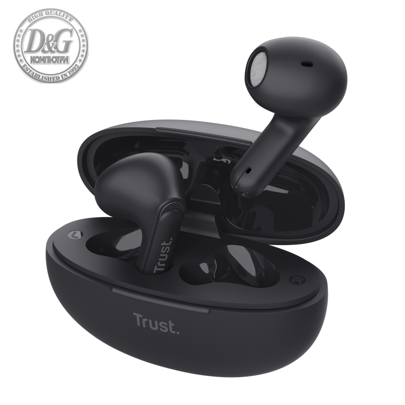 TRUST Yavi Bluetooth ENC Earphones Black