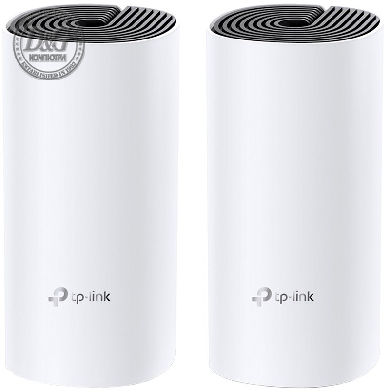 TP-Link Deco M4 (2-pack) AC1200 Whole-Home Mesh Wi-Fi System,Qualcomm CPU,867Mbps at 5GHz+300Mbps at 2.4GHz,2 Gigabit Ports, 2 internal antennas,MU-MIMO, Beamforming,Parental Controls,QoS,Reporting,Access Point Mode,IPv6 Ready,Deco App