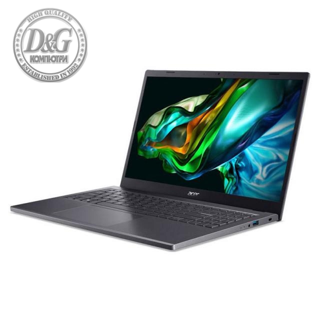 Лаптоп Acer Aspire 5 A517-58M-59TE 17.3&quot; FHD IPS, Intel Core i5-1335U, 16GB LPDDR5 RAM, 512GB SSD, Nо OS, Кирилизиран